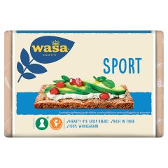 Wasa Sport Pieczywo z pełnoziarnistej mąki żytniej 275 g