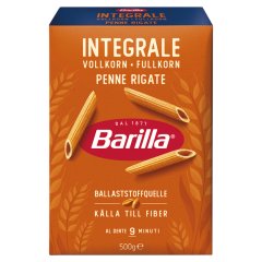 Barilla Integrale Makaron pełnoziarnisty z pszenicy durum penne rigate 500 g
