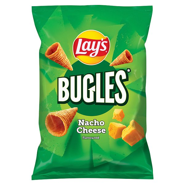 Lay&#039;s Bugles Przekąski kukurydziane o smaku serowym 110 g