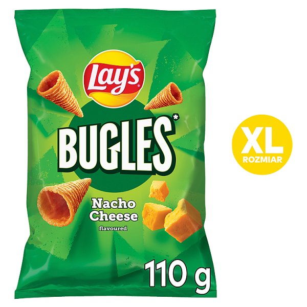 Lay&#039;s Bugles Przekąski kukurydziane o smaku serowym 110 g