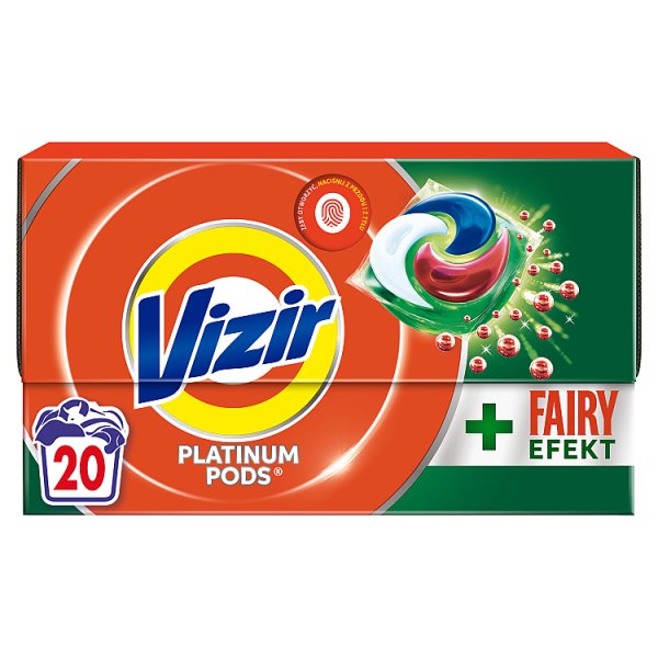 Vizir Platinum PODS  + Fairy Effect Kapsułki do prania, 20 prań[NT{envariant2}] 20 Washes