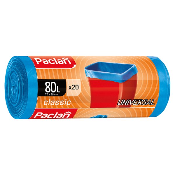Paclan Universal Classic Worki na śmieci 80 l 20 sztuk
