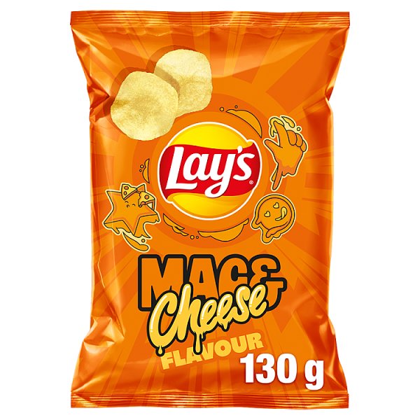Lay&#039;s Chipsy ziemniaczane o smaku makaronu z serem 130 g