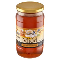 Złote łąki Miód nektarowy wielokwiatowy pszczeli 1 kg