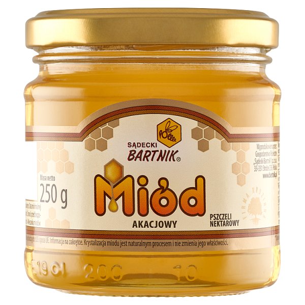 Sądecki Bartnik Miód pszczeli nektarowy akacjowy 250 g