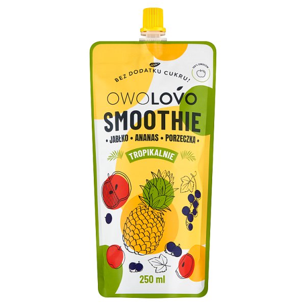 Owolovo Smoothie jabłko ananas porzeczka 250 ml