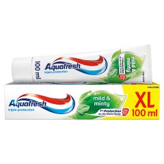 Aquafresh XL Triple Protection Mild & Minty Pasta do zębów z fluorkiem 100 ml