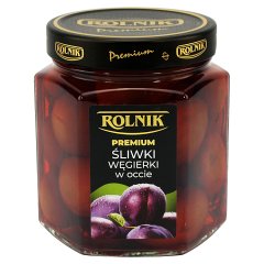 Rolnik Premium Śliwki węgierki w occie 300 g