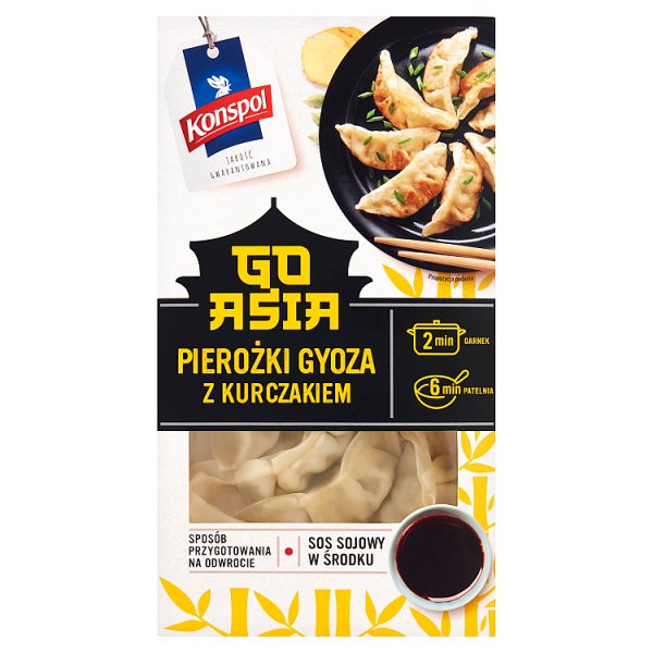 Konspol Go Asia Pierożki gyoza z kurczakiem 230 g