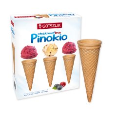 Stożki waflowe Pinokio 62 g (12 sztuk)