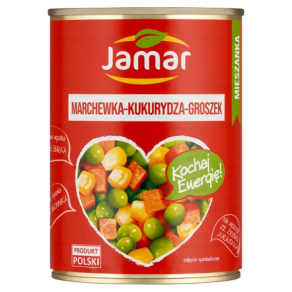 Jamar Mieszanka marchewka groszek kukurydza 380 g
