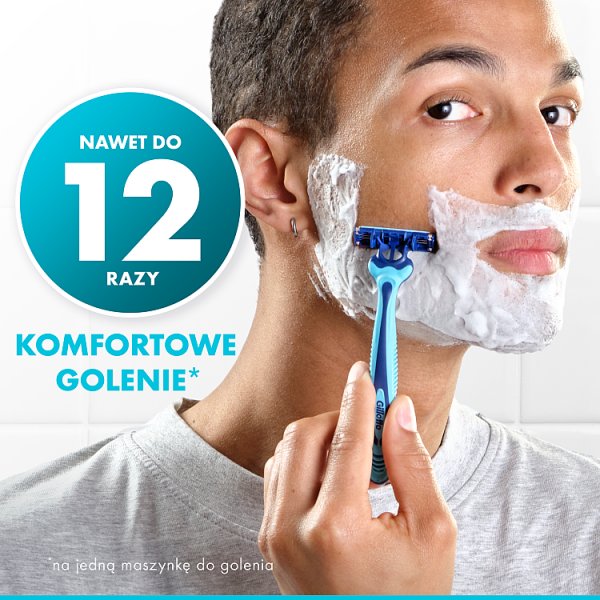 Gillette Blue3 Plus Cool, maszynki jednorazowe dla mężczyzn, 8 sztuk