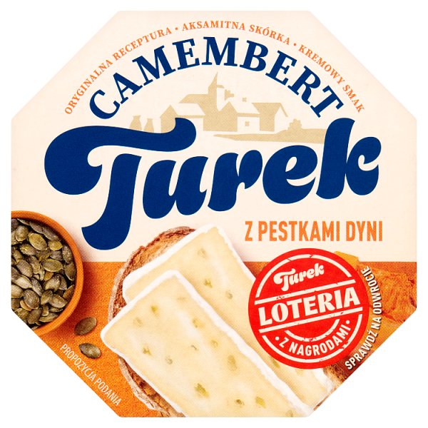 Turek Camembert z pestkami dyni 120 g