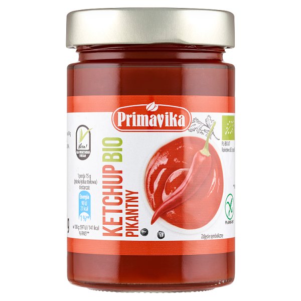 Primavika Ketchup bio pikantny 315 g