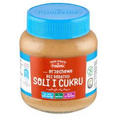 Primavika Pasta orzechowa bez dodatku soli i cukru 350 g