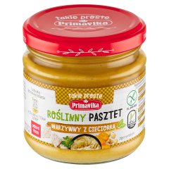 Primavika Roślinny pasztet warzywny z cieciorką 160 g