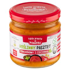 Primavika Roślinny pasztet pomidorowy z cieciorką 160 g
