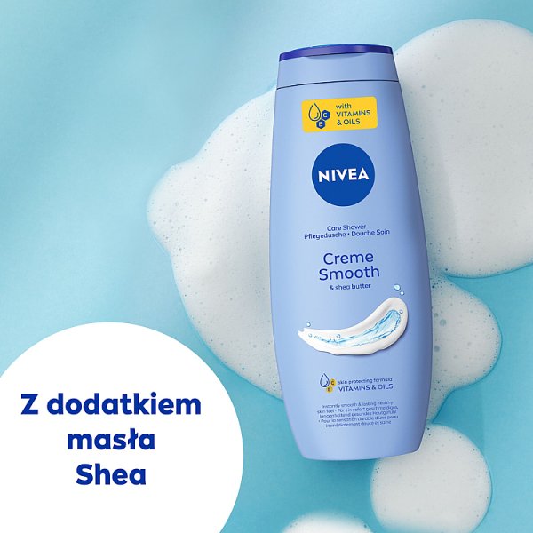 Nivea Creme Smooth Kremowy żel pod prysznic 500 ml
