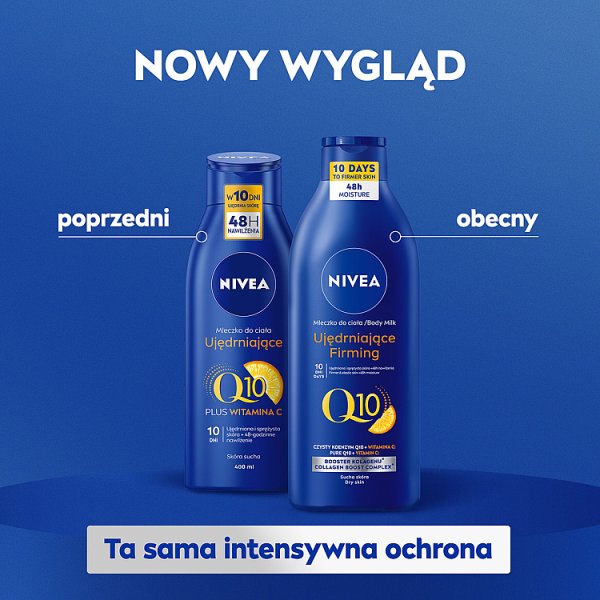 Nivea Q10 + Witamina C Ujędrniające mleczko DO Ciała 400 ml