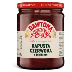 Dawtona Kapusta czerwona z jabłkiem 500 g