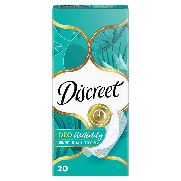Wkładki higieniczne Discreet Oddychający materiał Multiform Waterlilly x20
