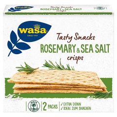 Wasa Ekstracienkie pszenne pieczywo chrupkie z rozmarynem i solą morską 190 g