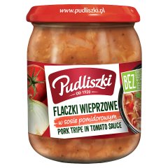Pudliszki Flaczki wieprzowe w sosie pomidorowym 500 g