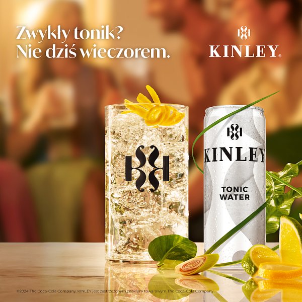 Kinley Pink Grapefruit &amp; Mint Napój gazowany 250 ml