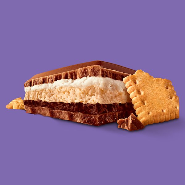 Milka Mmmax Czekolada mleczna z herbatnikiem i nadzieniem kakaowym 300 g
