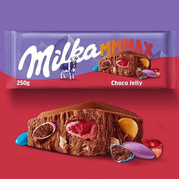 Milka Mmmax Choco Jelly Czekolada mleczna 250 g
