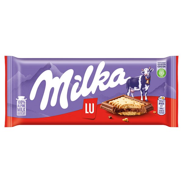 Milka Czekolada mleczna z ciasteczkami 87 g