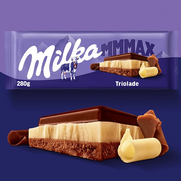 Milka Mmmax Triolade Czekolada mleczna 280 g