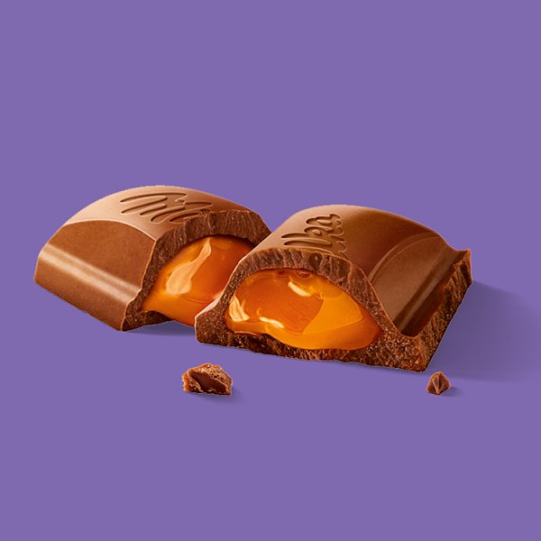 Milka Czekolada mleczna z nadzieniem karmelowym 100 g