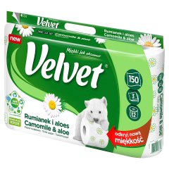 Velvet Papier toaletowy rumianek i aloes 12 rolek