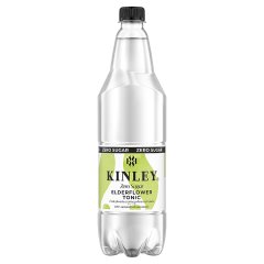 Kinley Zero Sugar Elderflower Tonic Napój gazowany 1 l