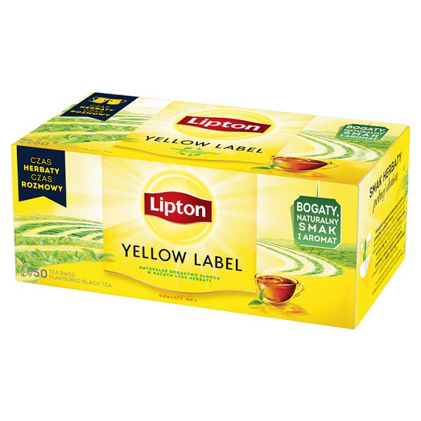 Lipton Yellow Label Herbata czarna 100 g (50 torebek)