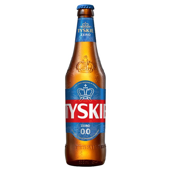 Piwo Tyskie 0% do ceny doliczana jest kaucja 1 zł 