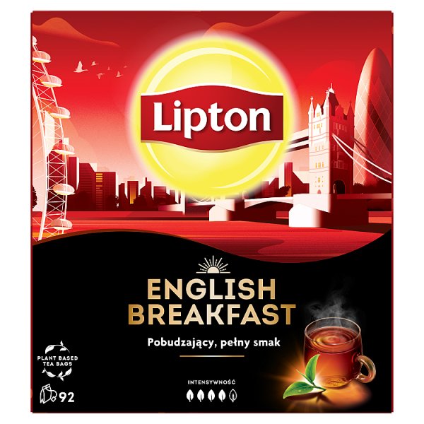 Lipton English Breakfast Herbata czarna 184 g (92 torebek)