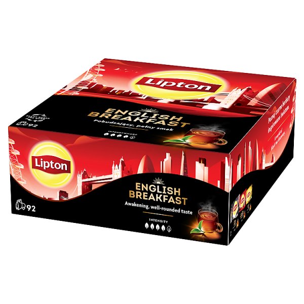 Lipton English Breakfast Herbata czarna 184 g (92 torebek)