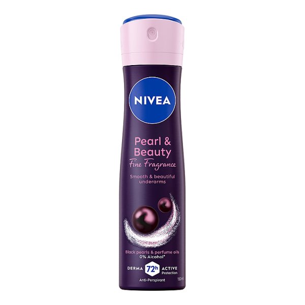 Nivea Pearl &amp; Beauty Black Pearl Antyperspirant w Spray&#039;u 150 ml
