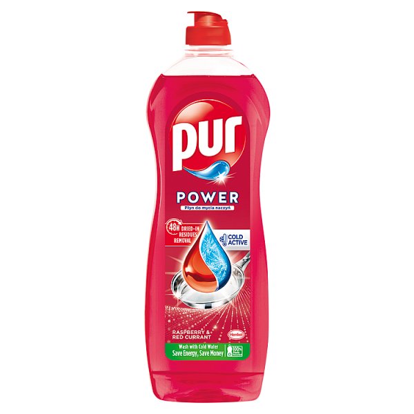 Pur Power Raspberry &amp; Red Currant Płyn do mycia naczyń 750 ml