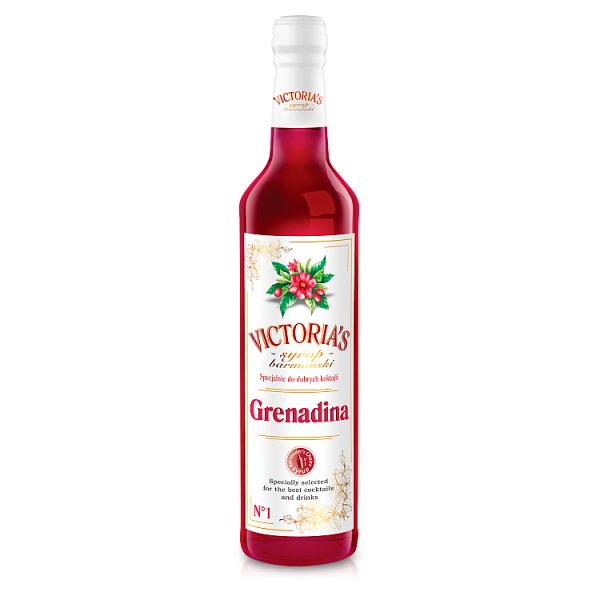 Victoria&#039;s syrop barmański o smaku grenadina 490 ml