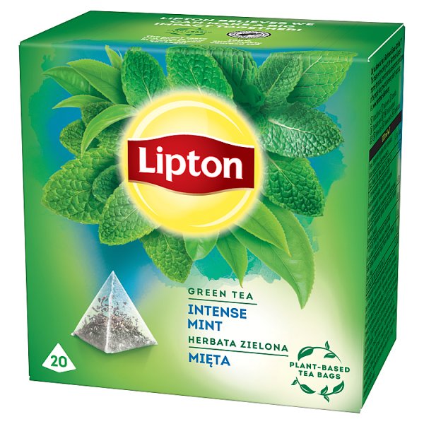 Lipton Herbata zielona mięta 32 g (20 torebek)