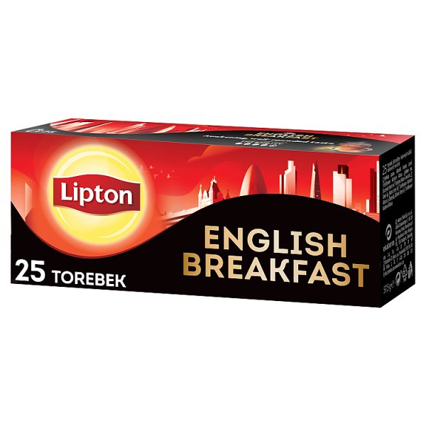 Lipton English Breakfast Herbata czarna 50 g (25 torebek)