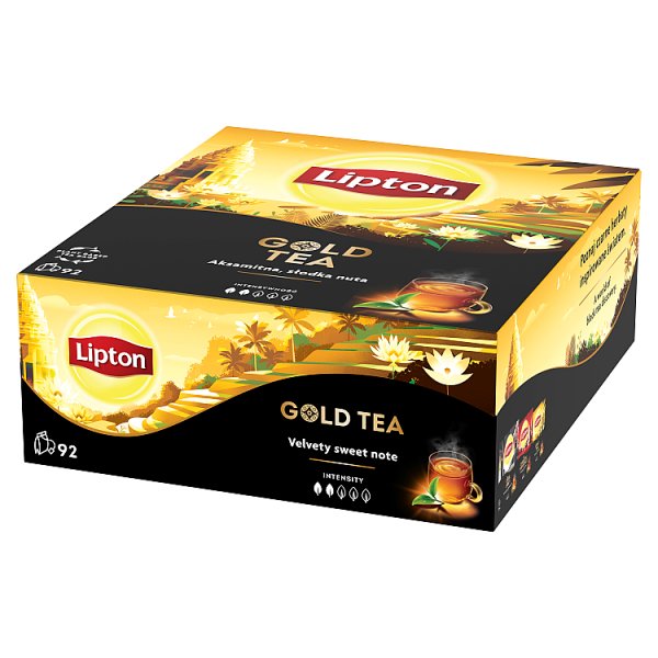 Lipton Gold Tea Herbata czarna 138 g (92 torebki)