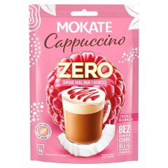 Mokate Zero Cappuccino smak malina i kokos 20 g