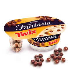 Fantasia Jogurt karmelowy z mieszanką Twix 120 g