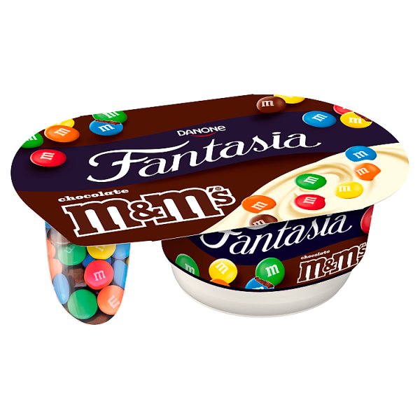Fantasia Jogurt o smaku waniliowym z drażetkami M&amp;M&#039;s 120 g