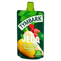 Tymbark Vega Mus jabłko gruszka biała marchew pasternak banan 100 g