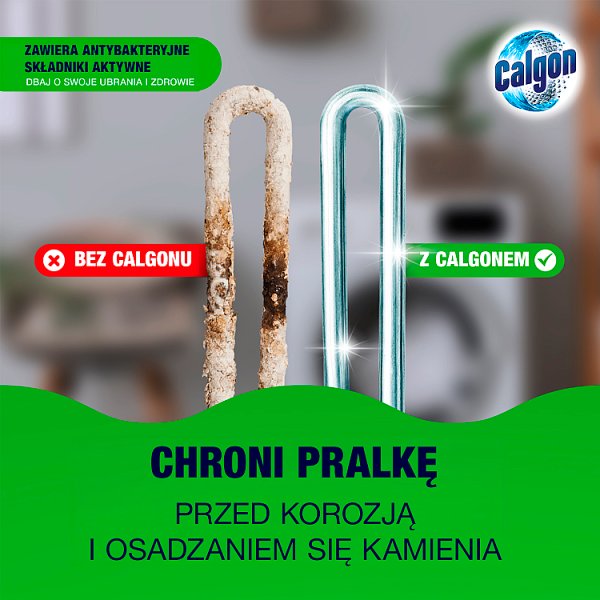 Calgon Hygiene+ Antybakteryjny żel do mycia i dezynfekcji pralki 750 ml (15 prań)